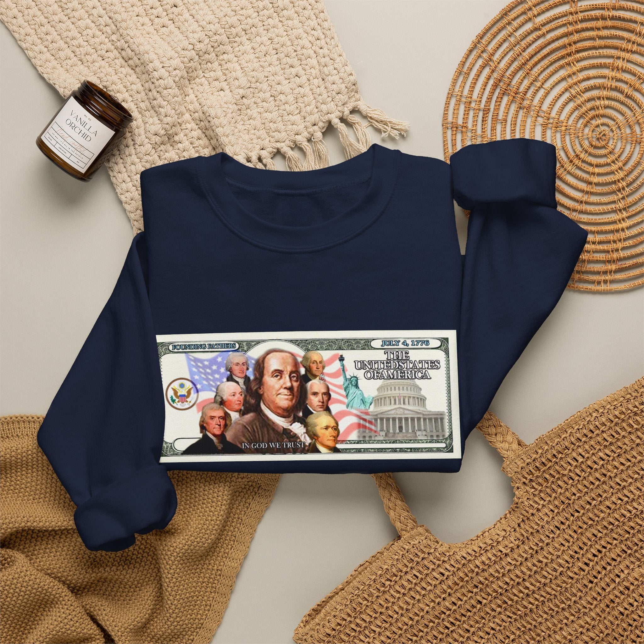 Foundingfathers Sweatshirt | Patriotic Crewneck