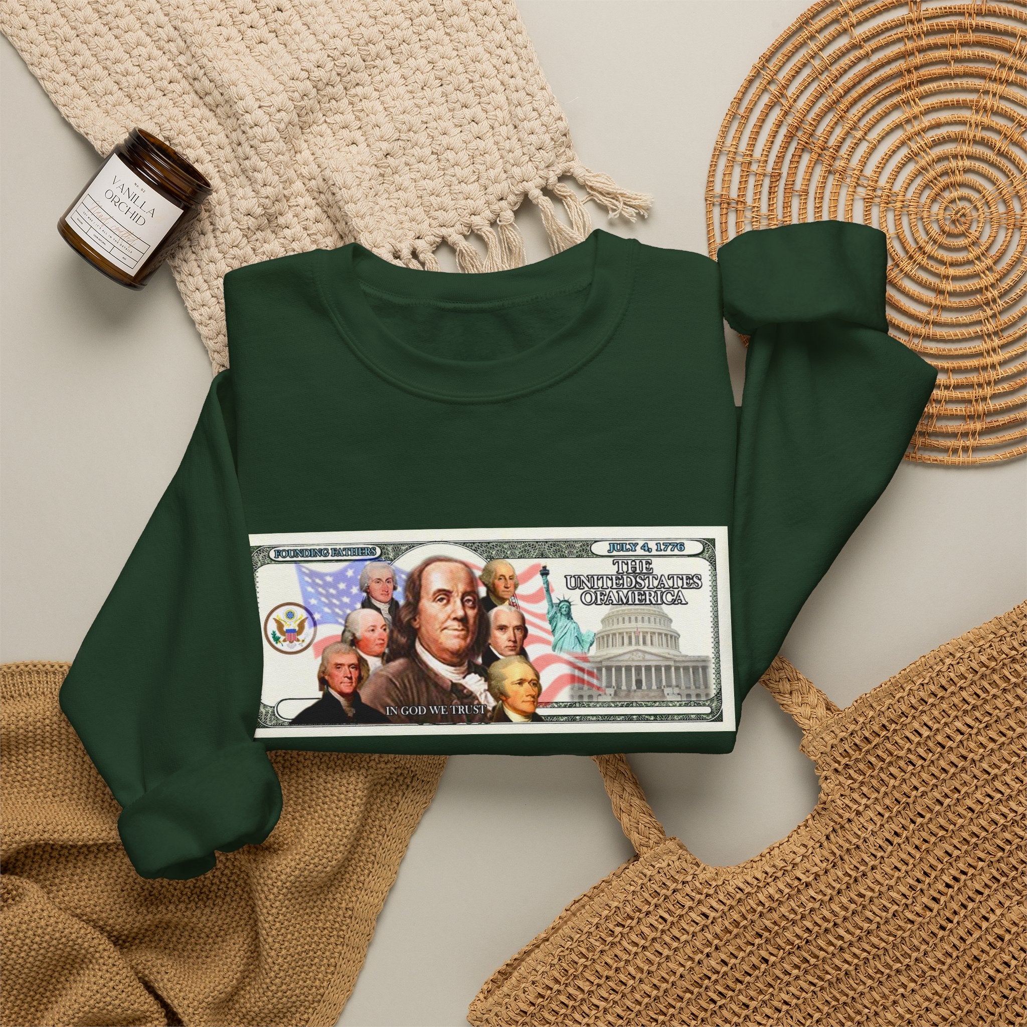 Foundingfathers Sweatshirt | Patriotic Crewneck