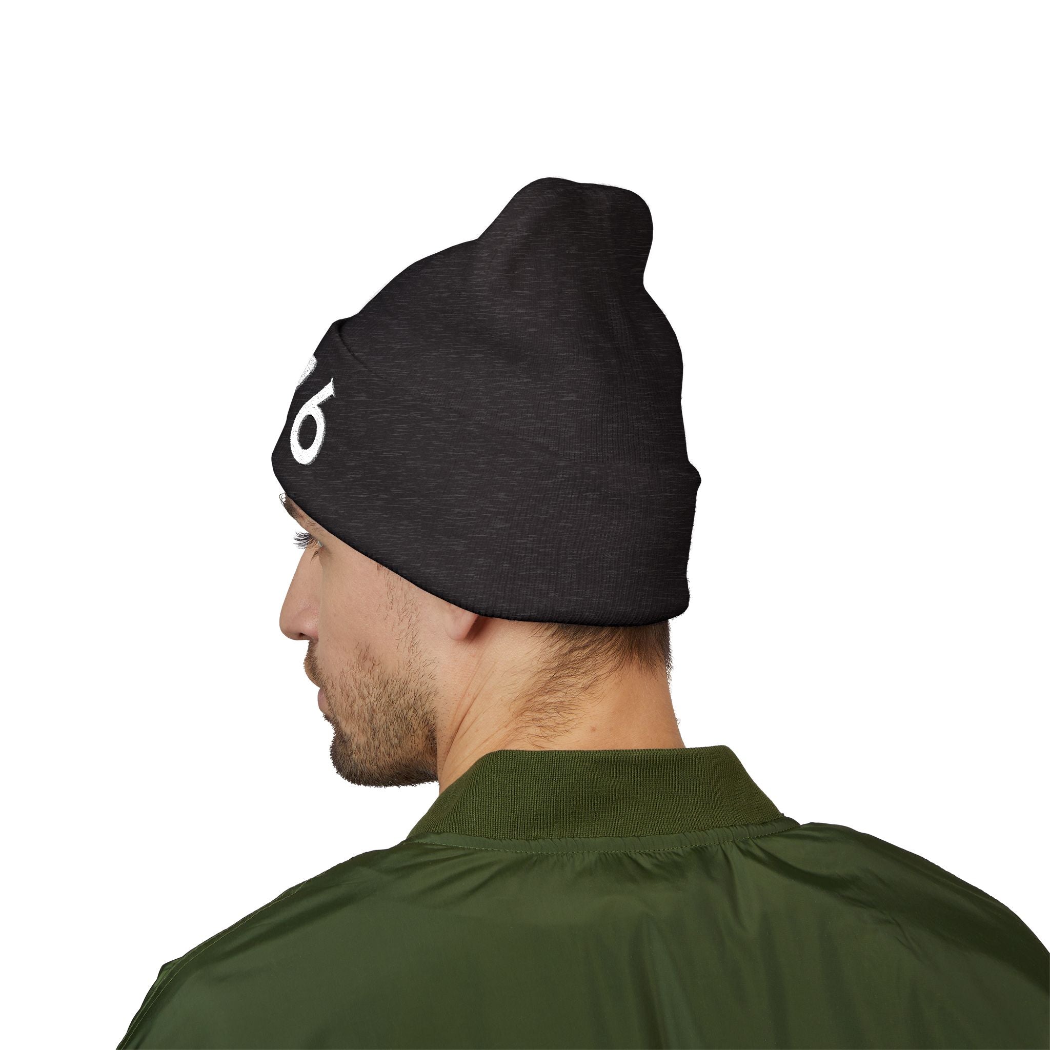 1776 Embroidered Cuffed Beanie - Patriotic Knit Winter Hat