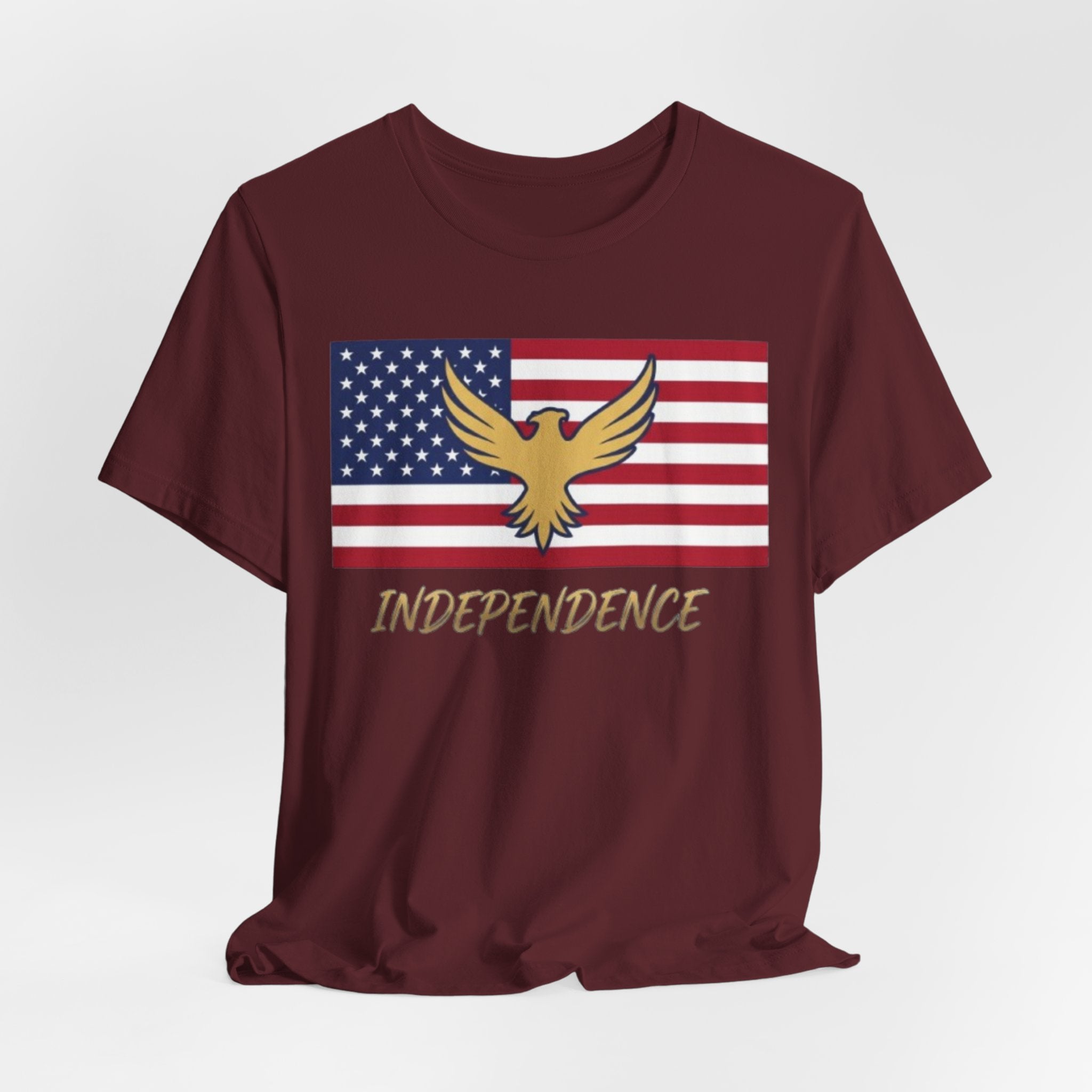 Independence Eagle American Flag Tee — Patriotic T-Shirt