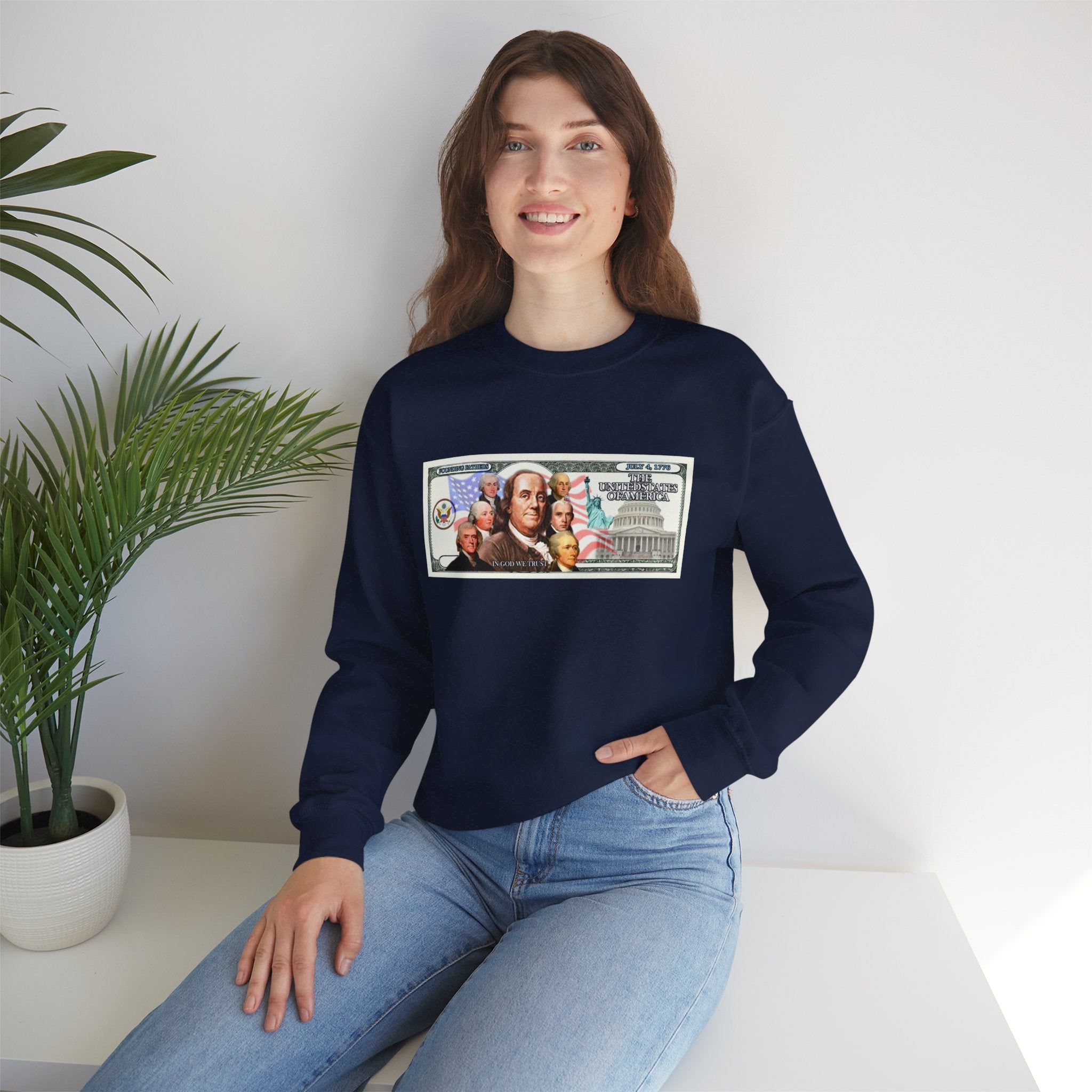Foundingfathers Sweatshirt | Patriotic Crewneck