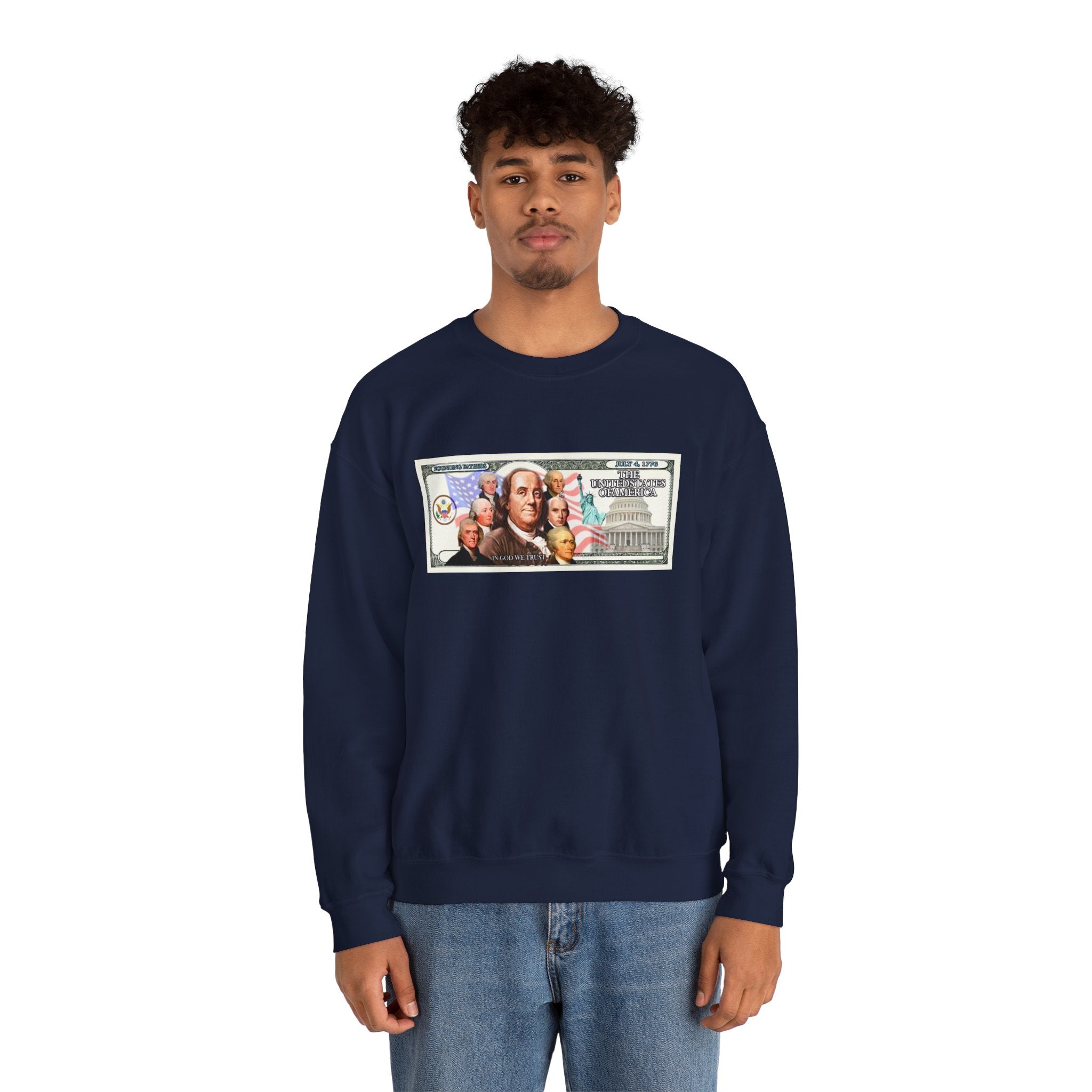 Foundingfathers Sweatshirt | Patriotic Crewneck