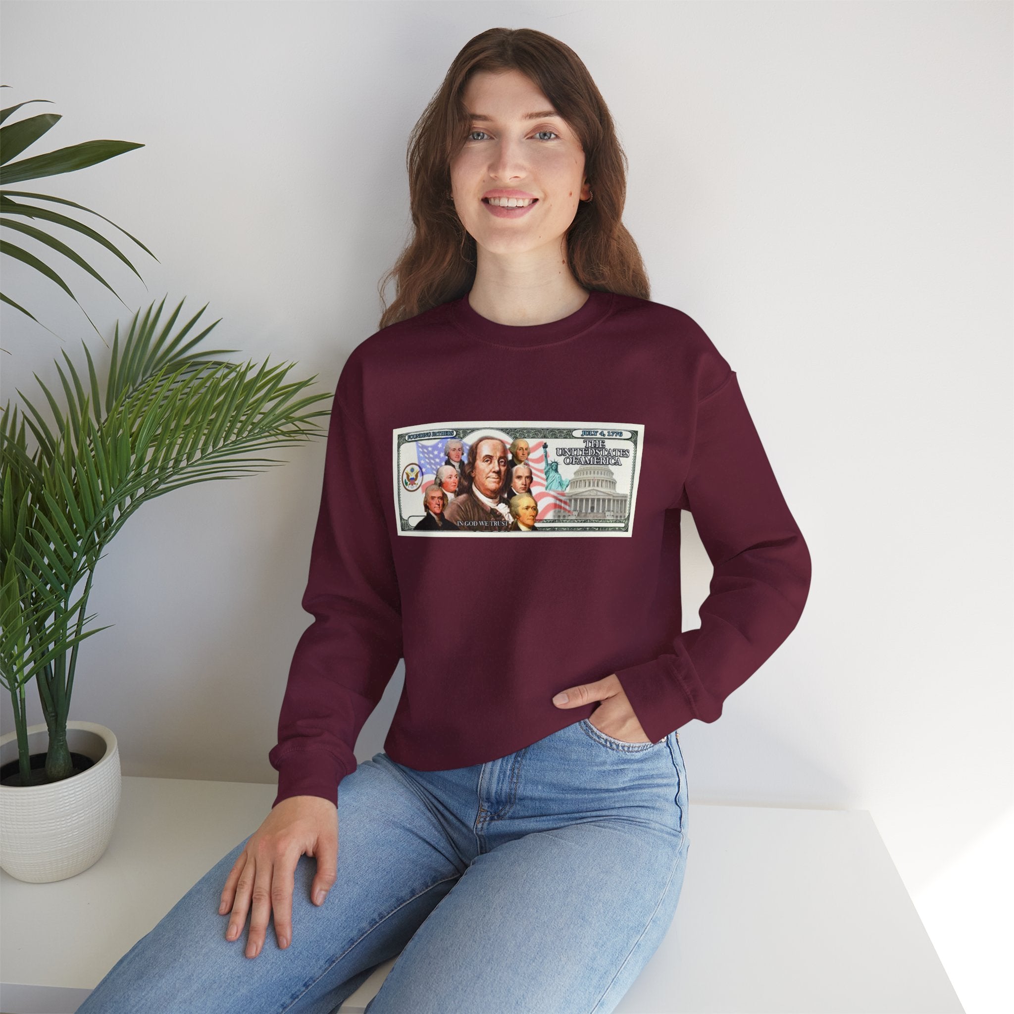 Foundingfathers Sweatshirt | Patriotic Crewneck