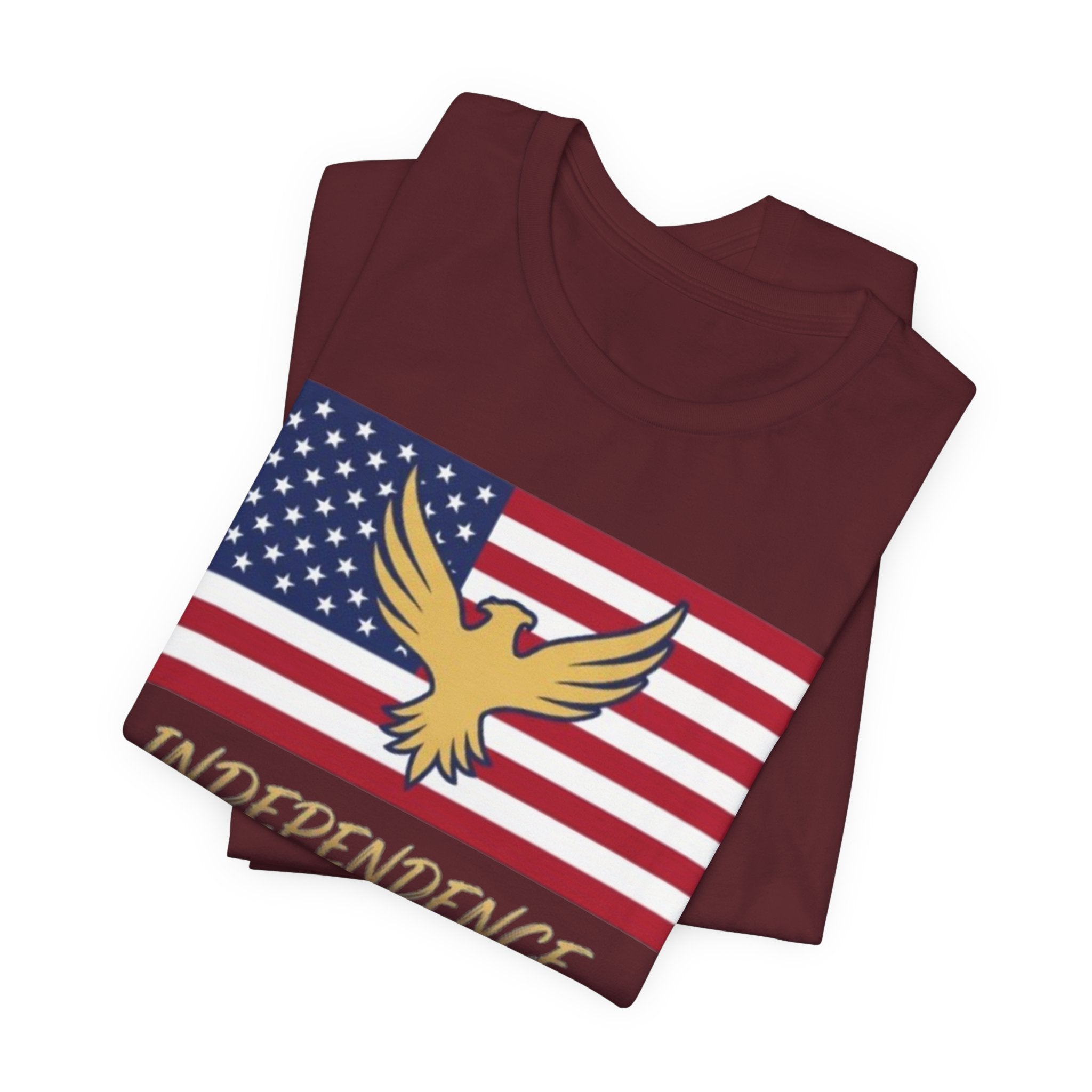 Independence Eagle American Flag Tee — Patriotic T-Shirt
