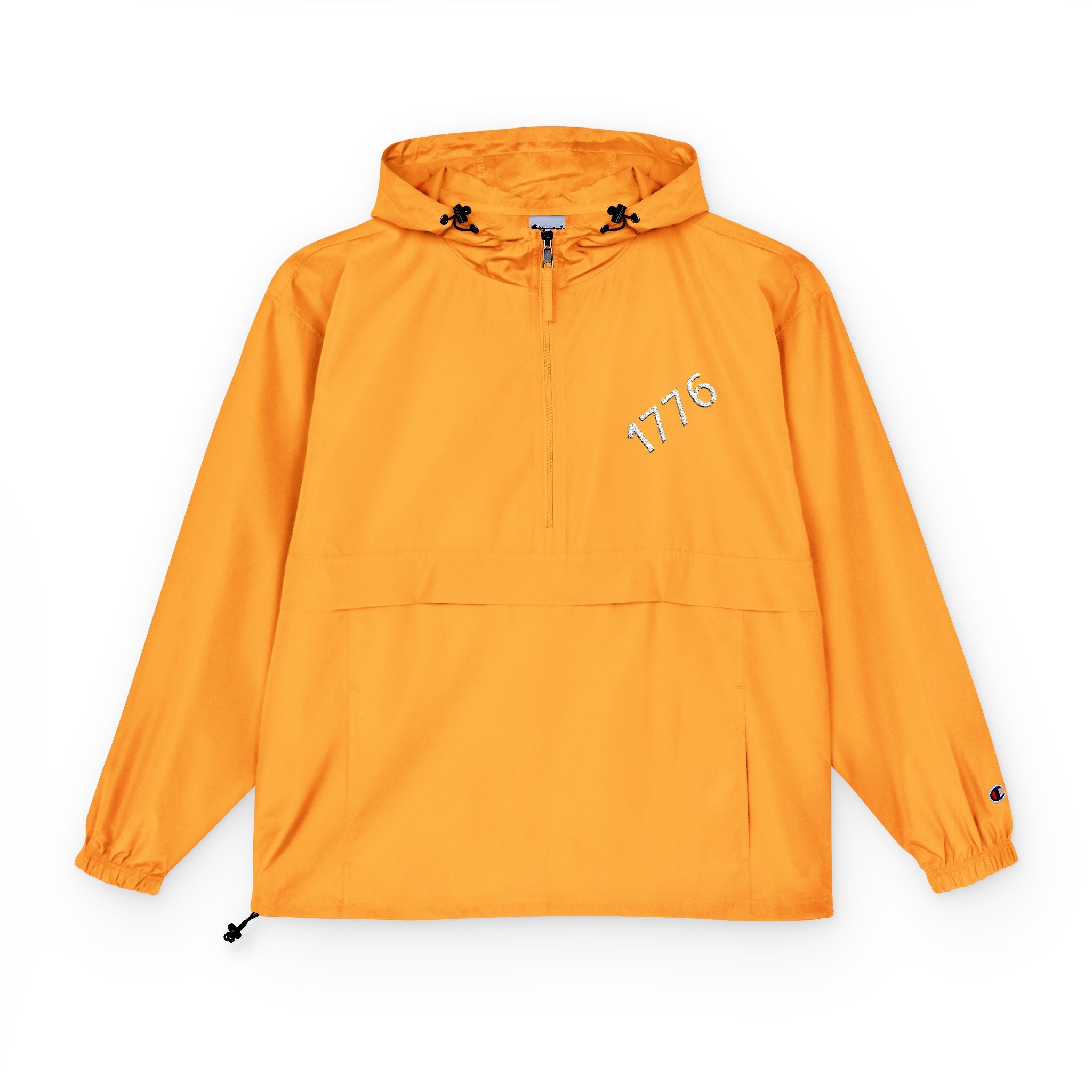 1776 Orange Packable Anorak Jacket