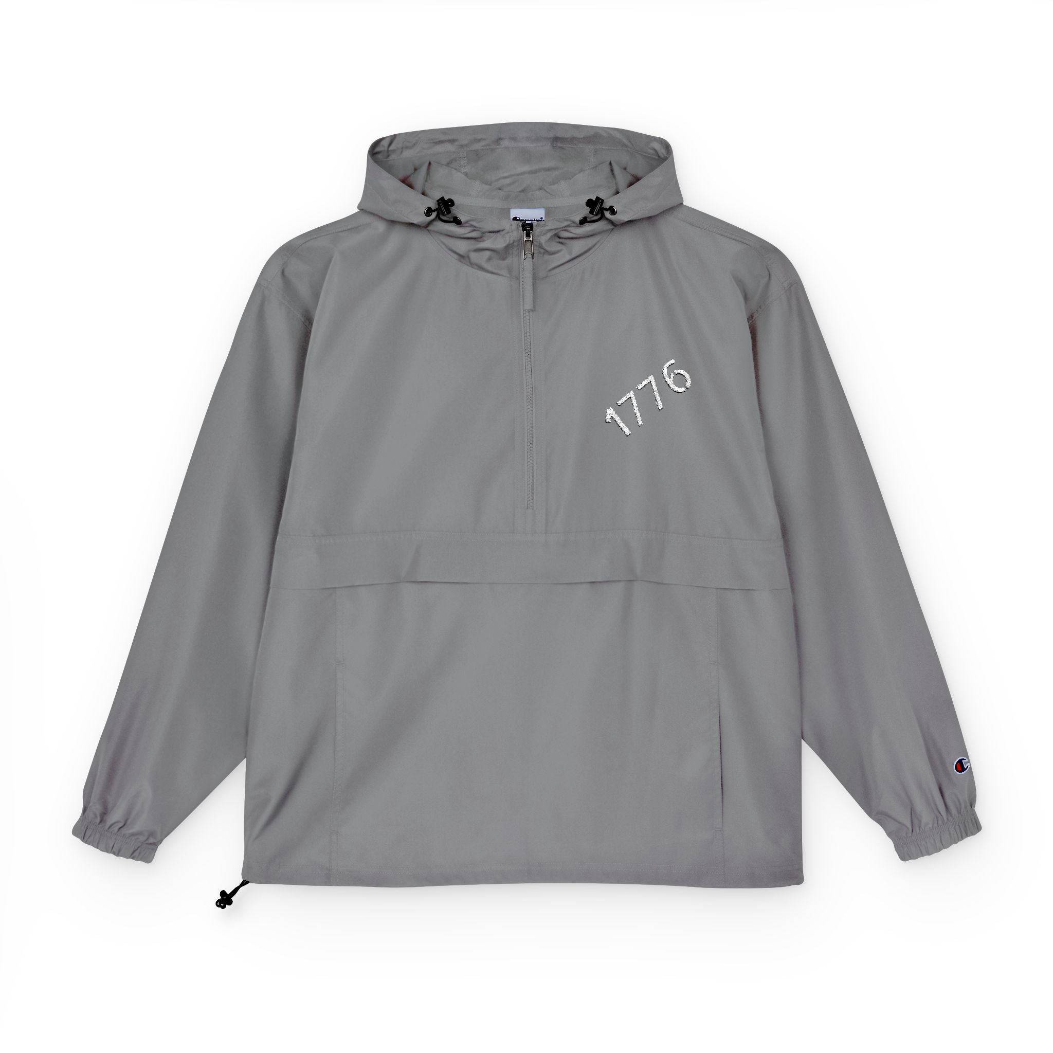 1776 Orange Packable Anorak Jacket