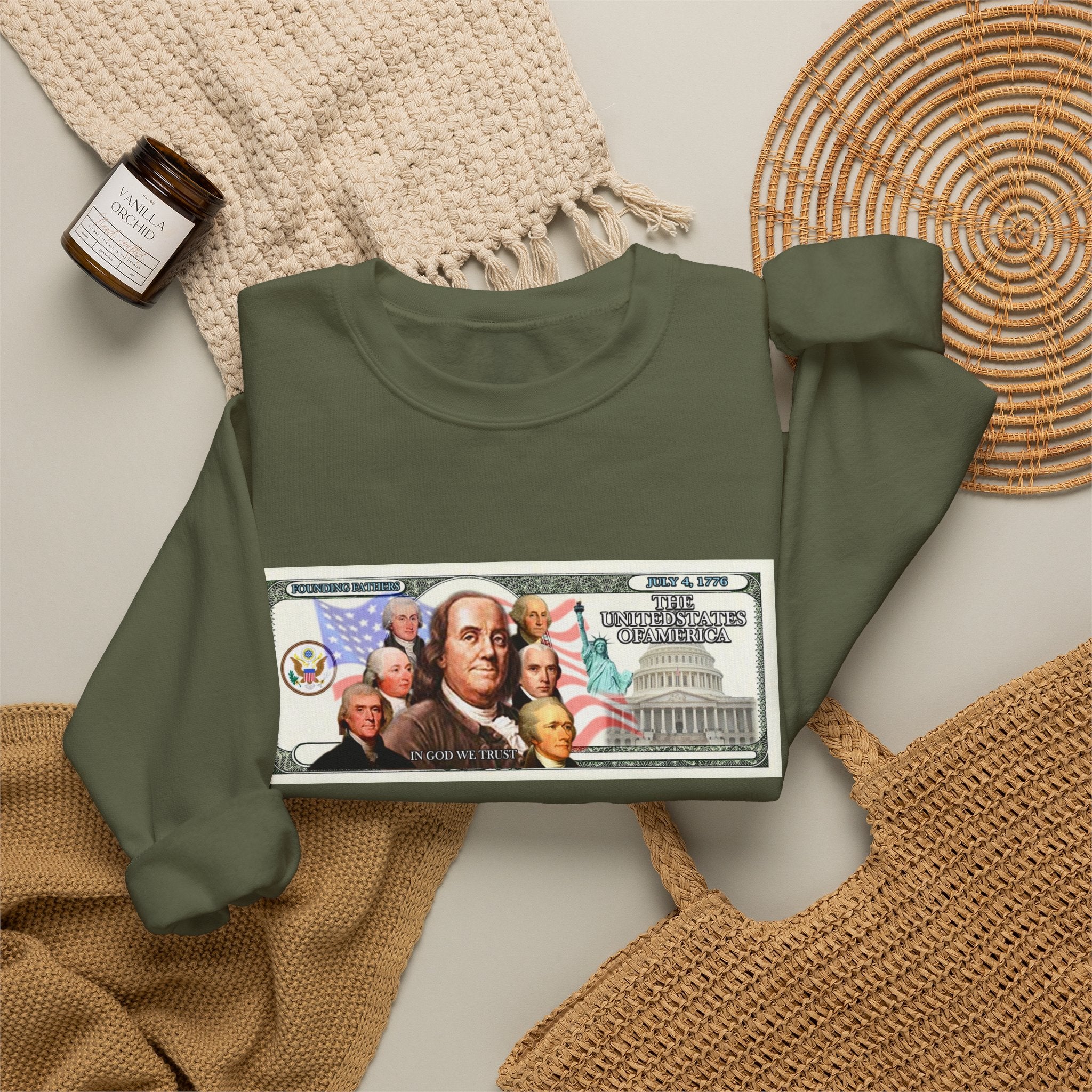 Foundingfathers Sweatshirt | Patriotic Crewneck