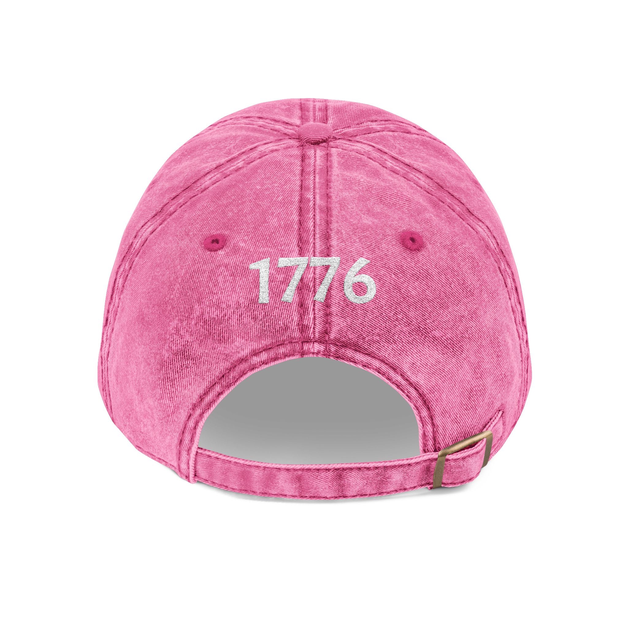 1776 Vintage Embroidered Cap – Distressed Patriotic Baseball Hat