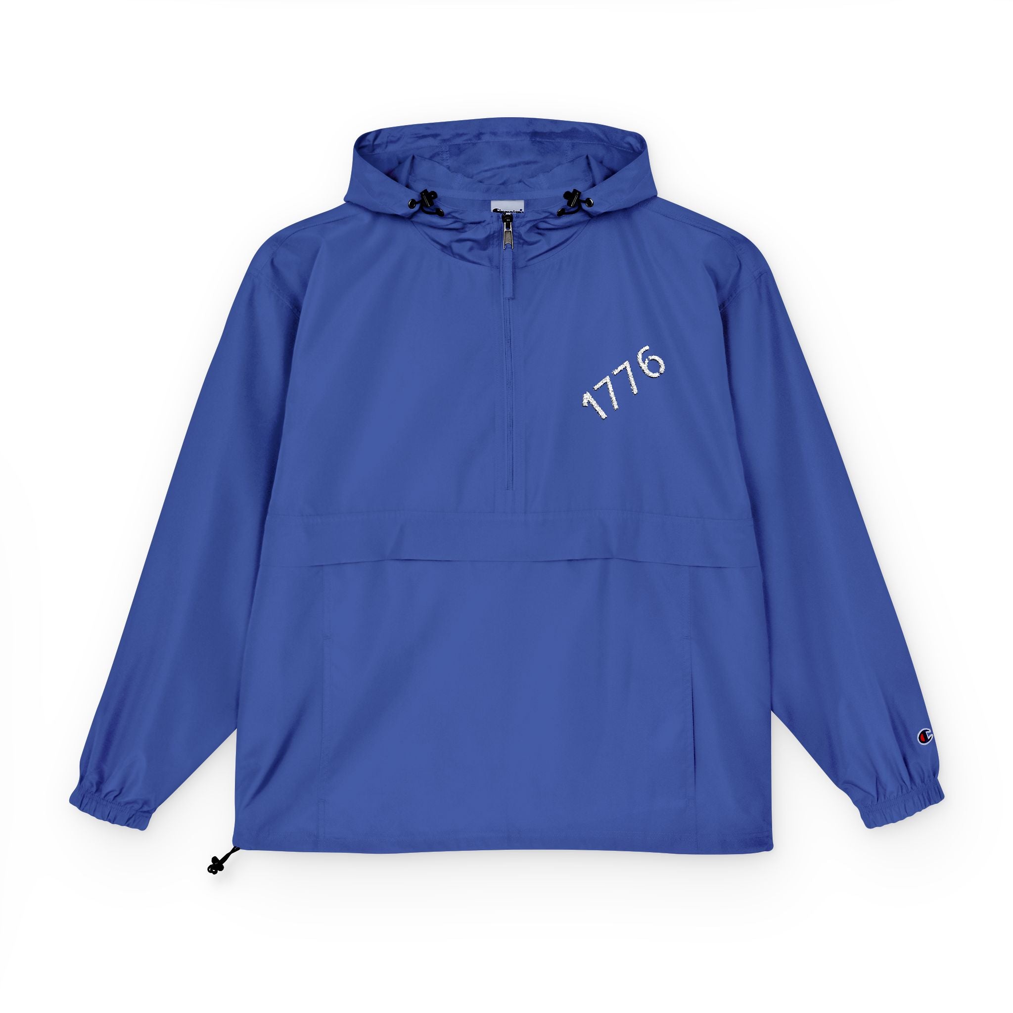 1776 Orange Packable Anorak Jacket