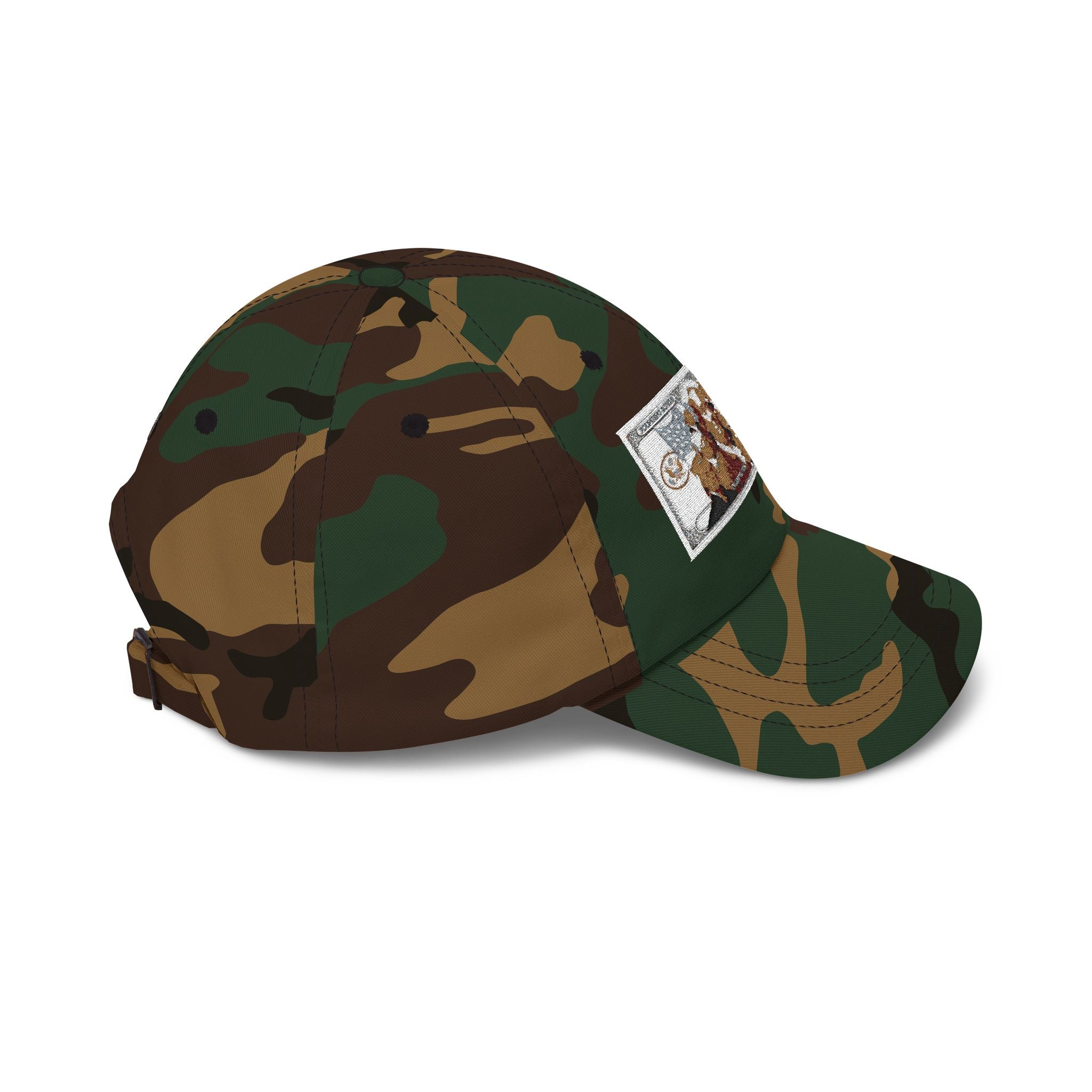 Classic Dad Cap - Cherubs Baroque Patch Baseball Hat with 1776 Back Print