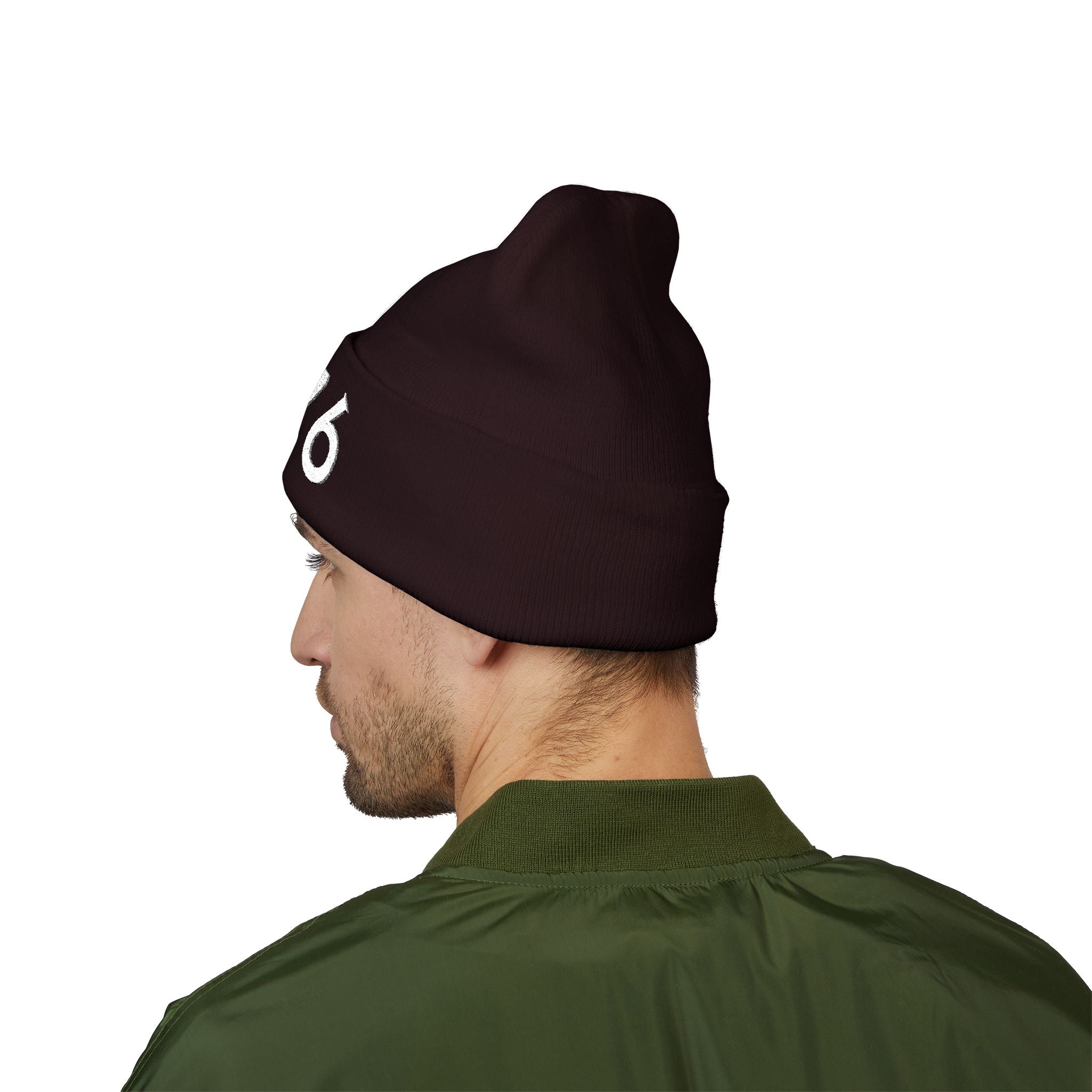 1776 Embroidered Cuffed Beanie - Patriotic Knit Winter Hat