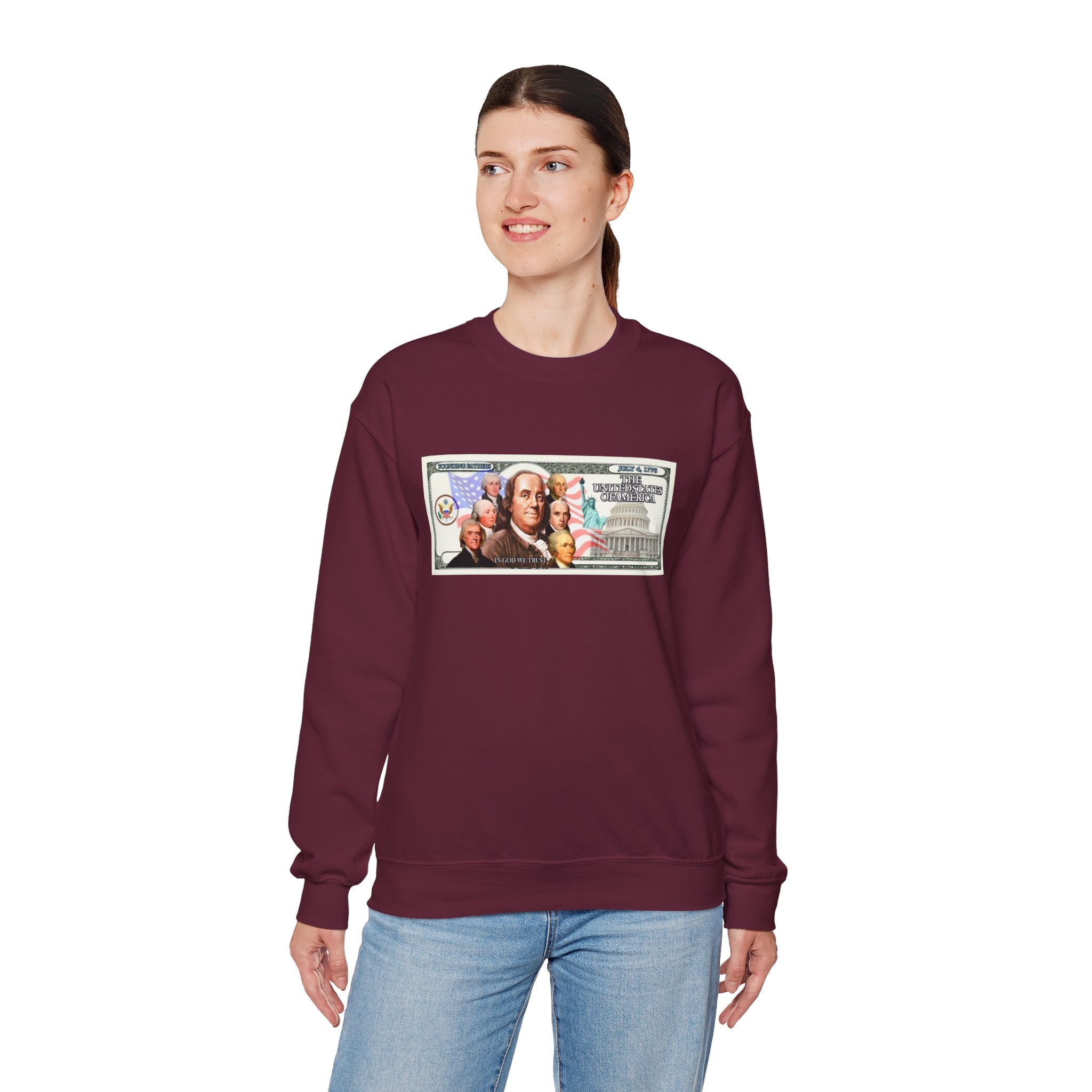 Foundingfathers Sweatshirt | Patriotic Crewneck