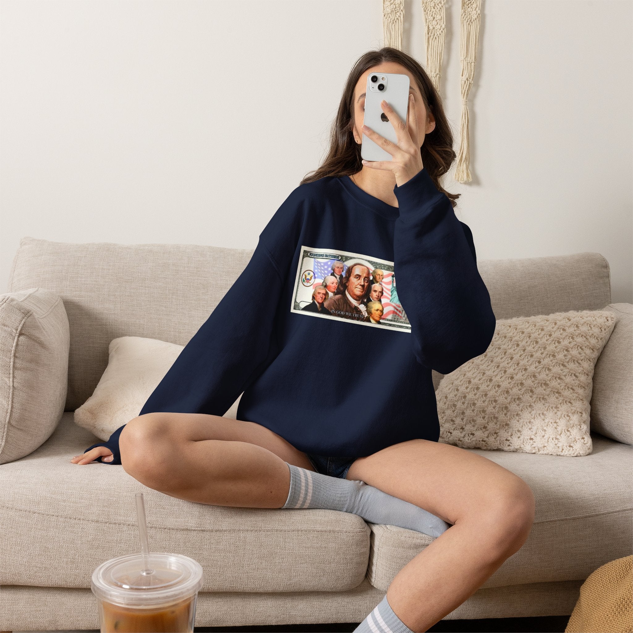 Foundingfathers Sweatshirt | Patriotic Crewneck