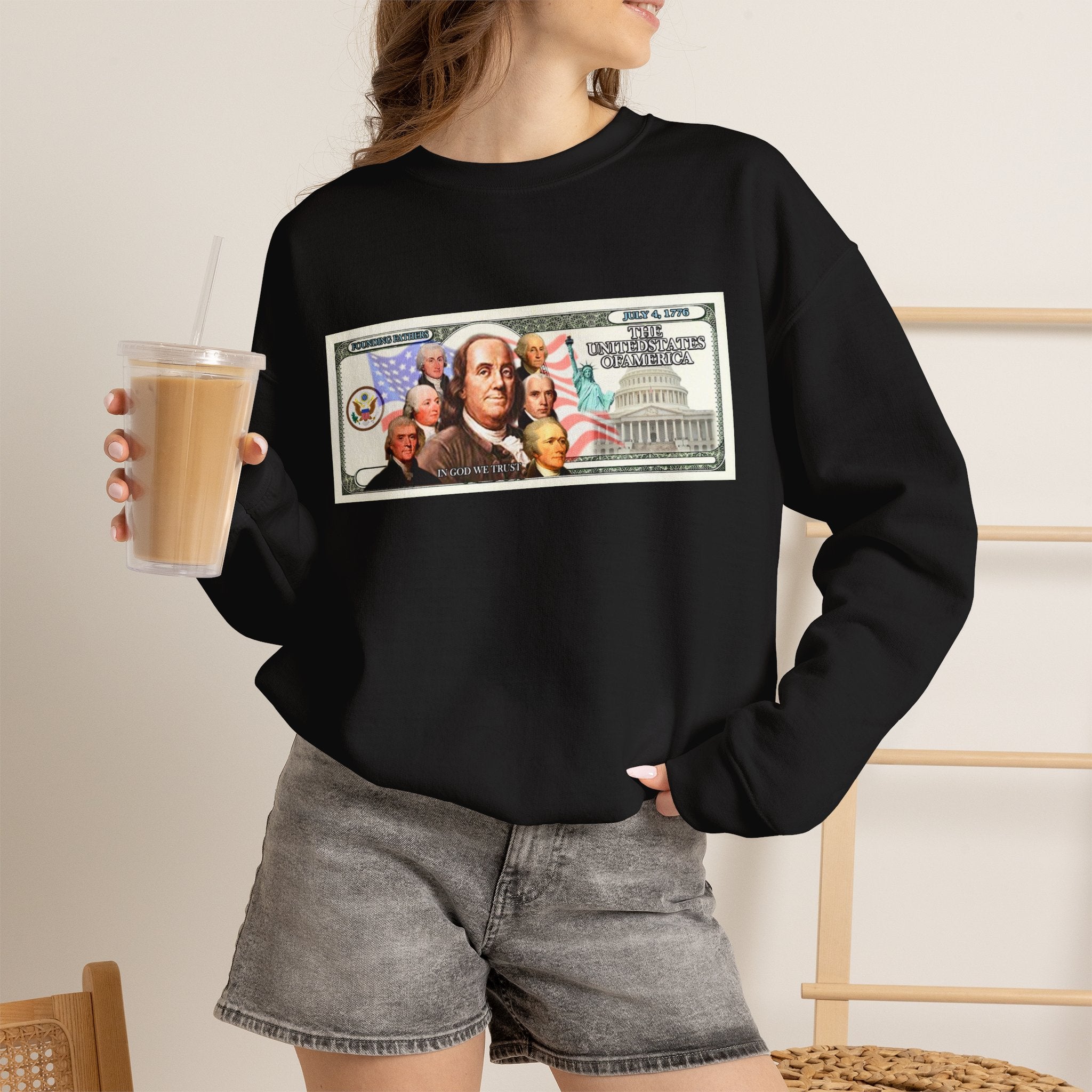 Foundingfathers Sweatshirt | Patriotic Crewneck