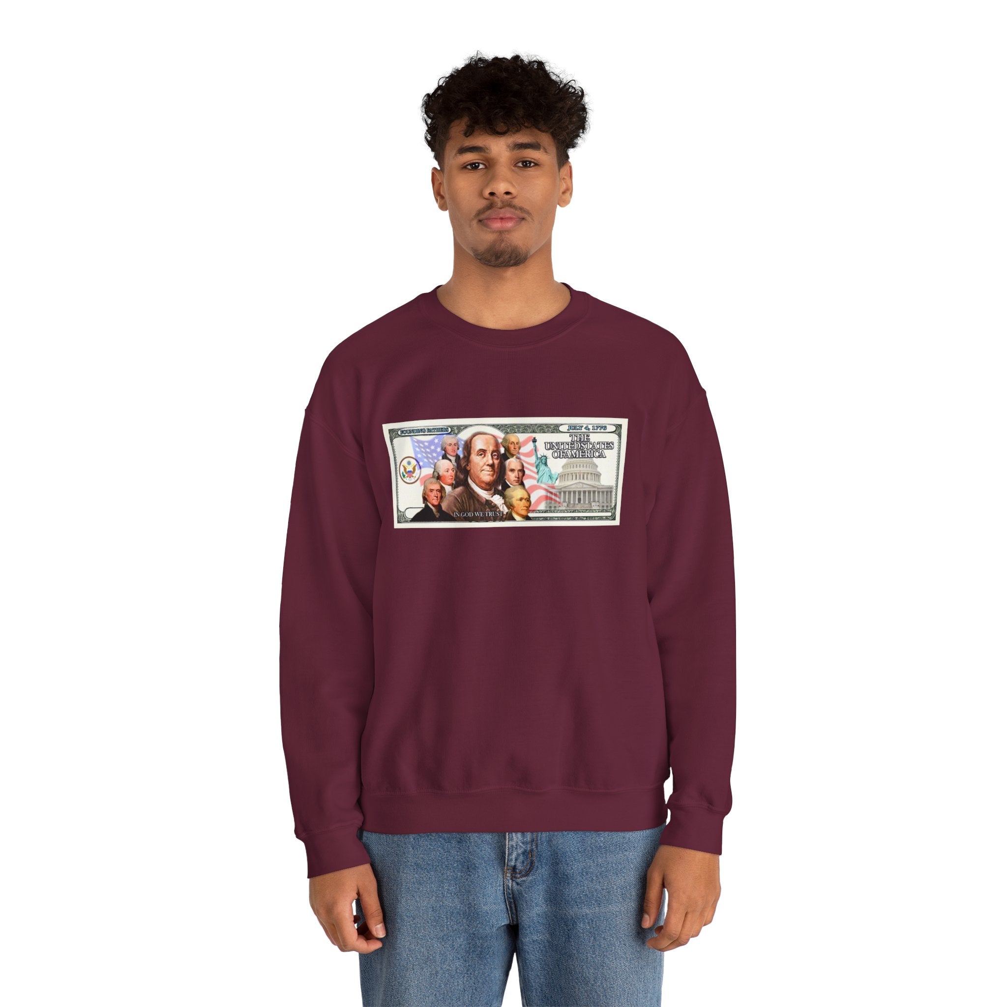 Foundingfathers Sweatshirt | Patriotic Crewneck
