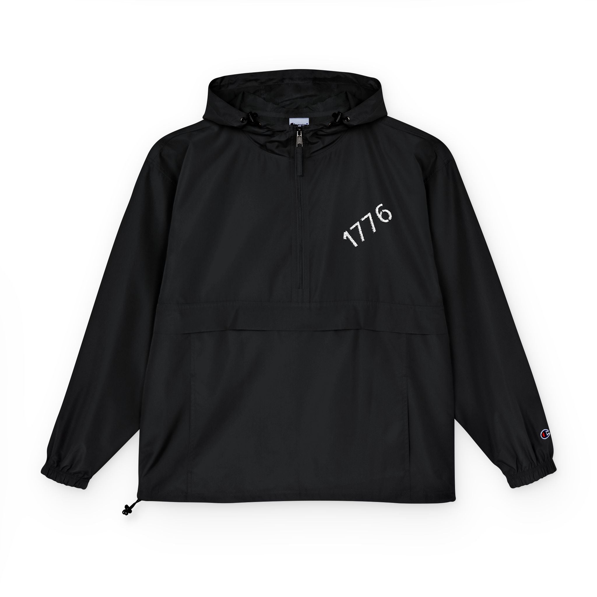 1776 Orange Packable Anorak Jacket