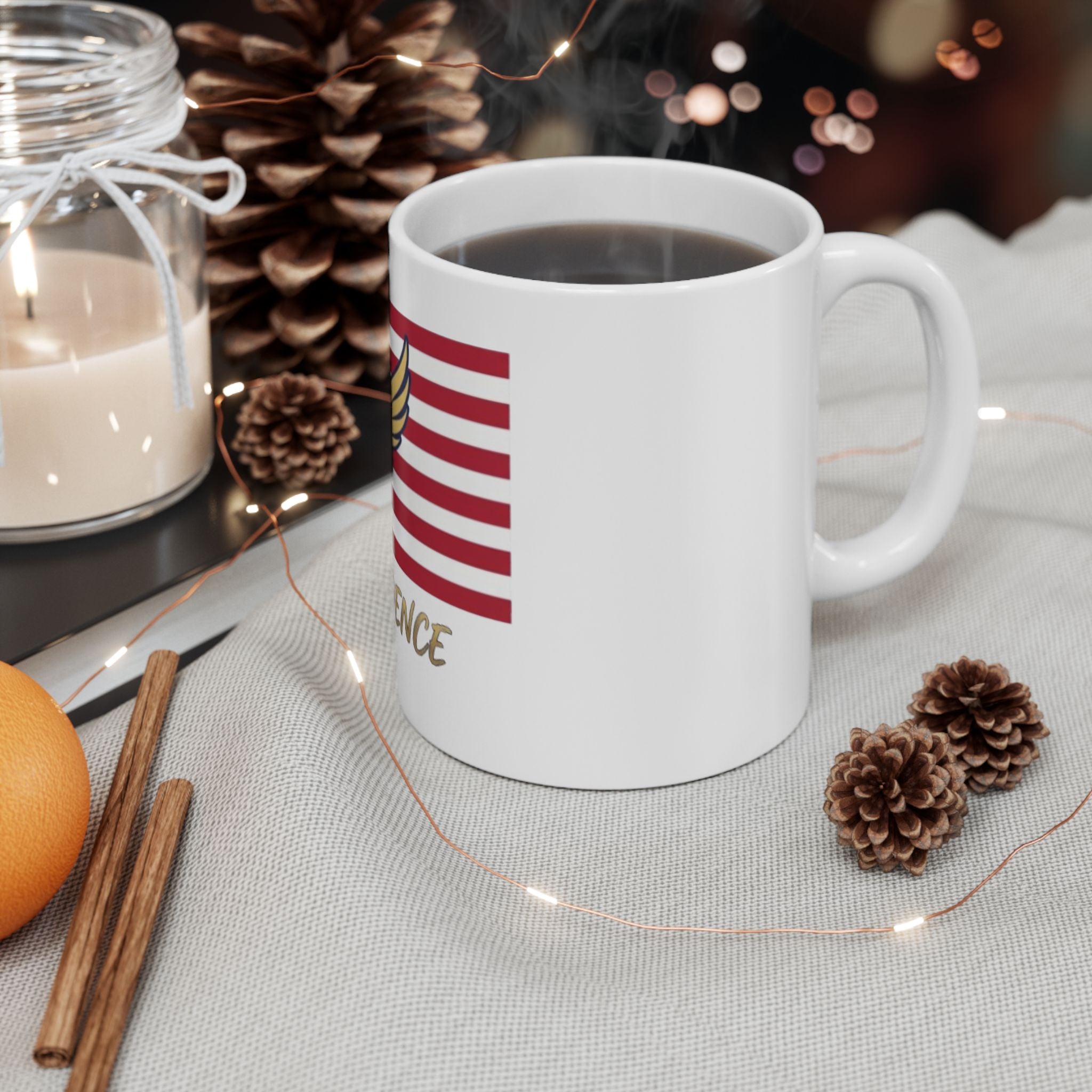 Independence Flag Mug — American Eagle Ceramic Coffee Cup (11oz & 15oz)