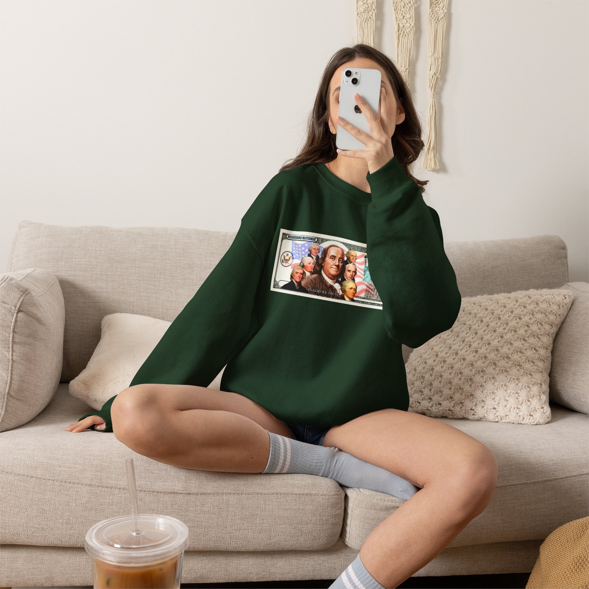 Foundingfathers Sweatshirt | Patriotic Crewneck