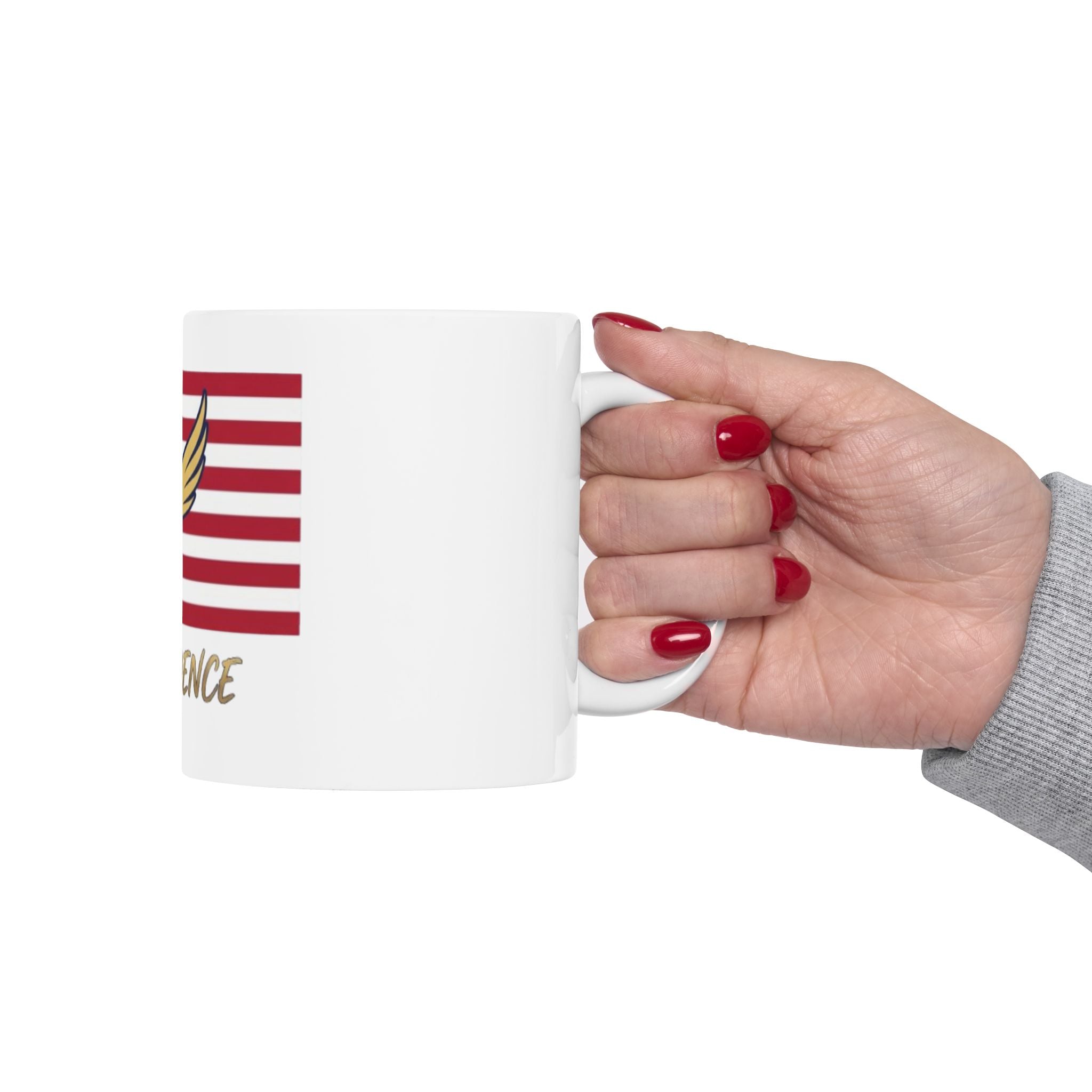 Independence Flag Mug — American Eagle Ceramic Coffee Cup (11oz & 15oz)