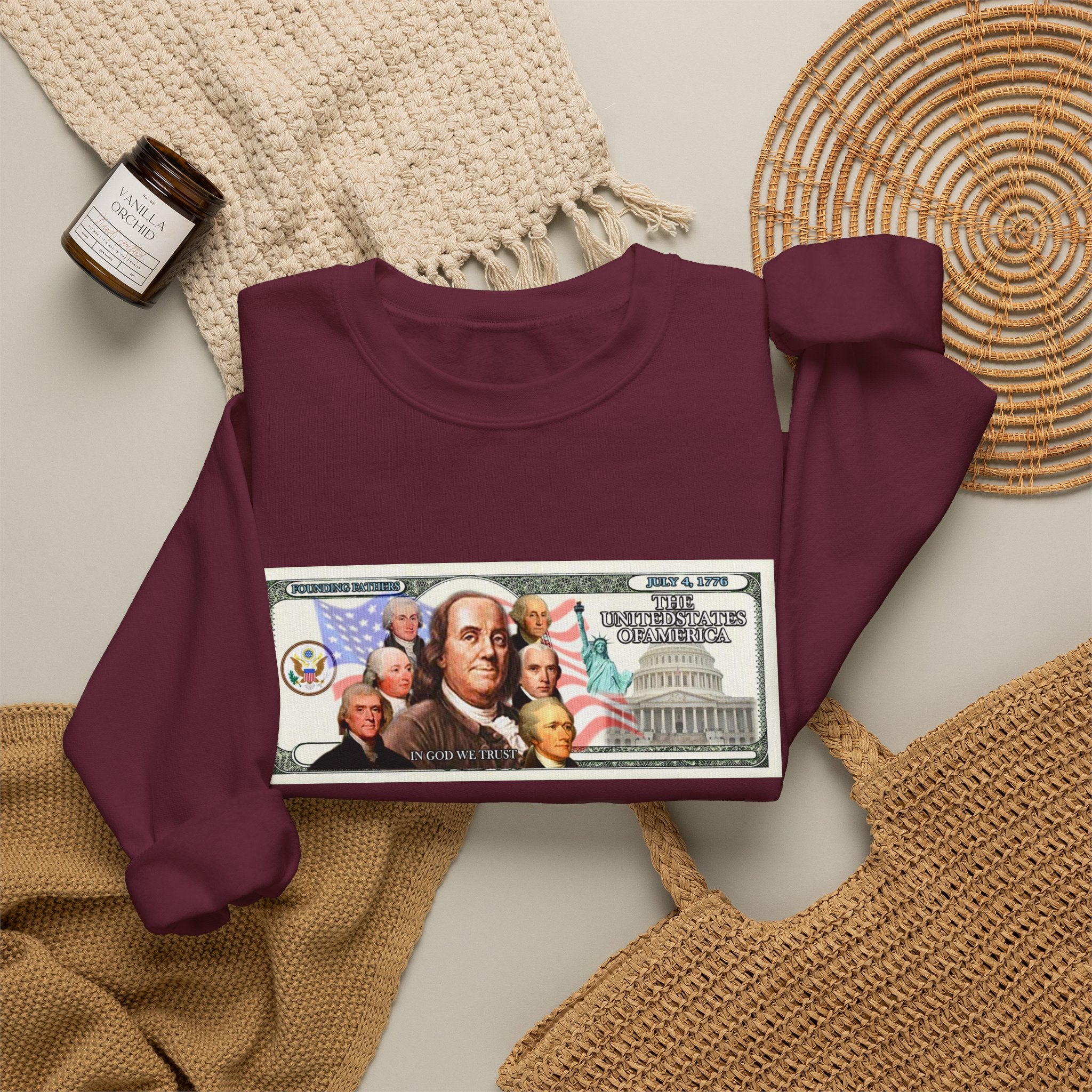 Foundingfathers Sweatshirt | Patriotic Crewneck