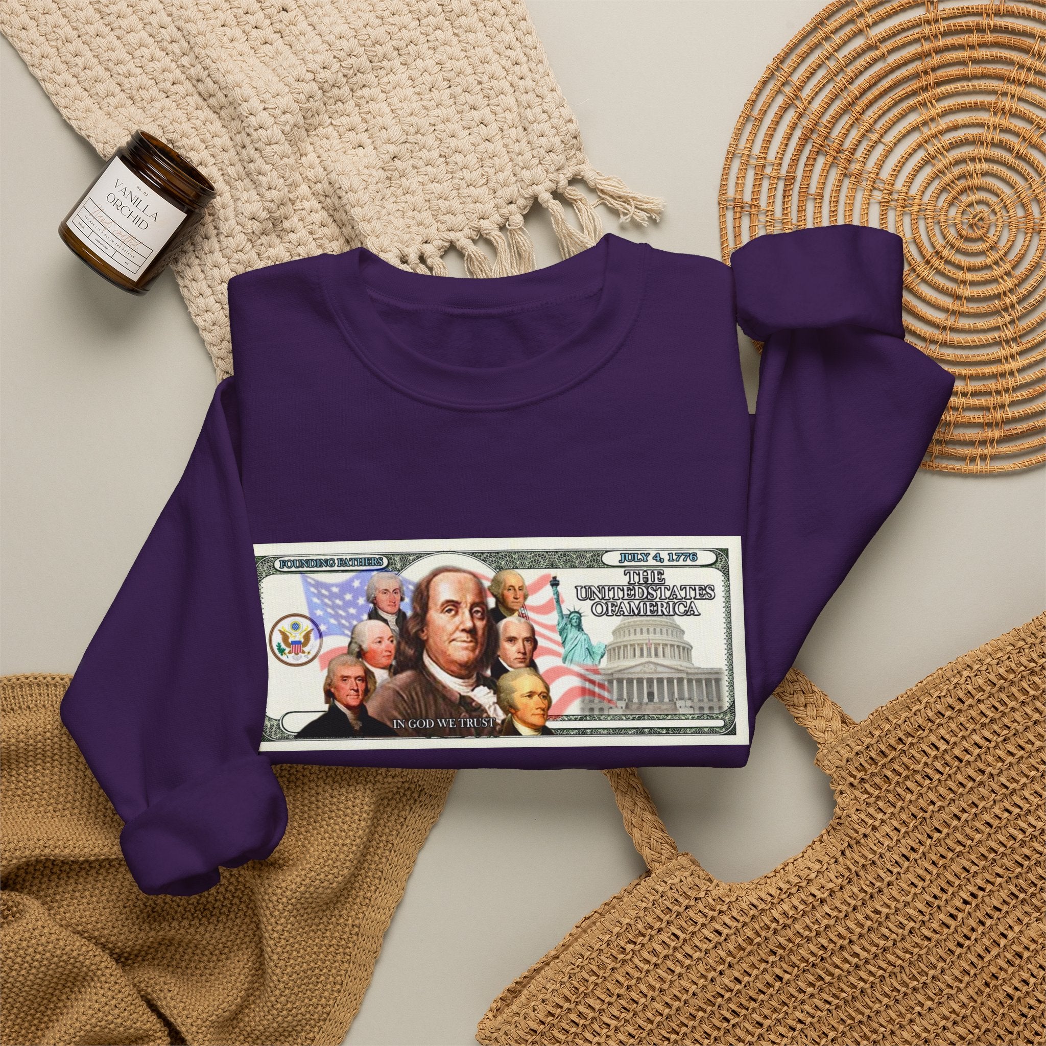 Foundingfathers Sweatshirt | Patriotic Crewneck